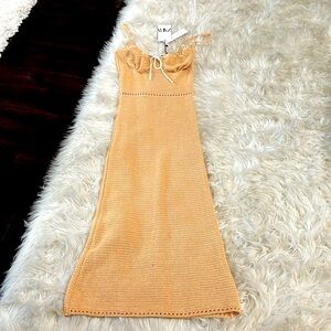 NWT Zara knit midi dress Size M